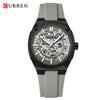 Caden Skeleton Watch | Automatic, Self-Winding, Silicone Strap