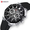 Cura Chronograph Watch | Waterproof Silicone, Lightweight Quartz