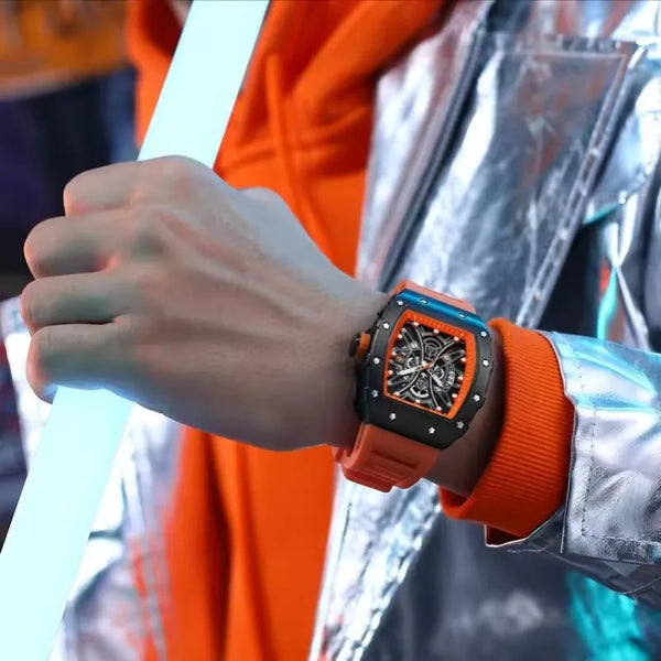 Cura Sports Watch | Quartz, Waterproof, Silicone Strap