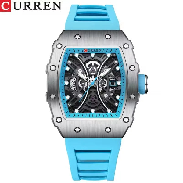 Cura Sports Watch | Quartz, Waterproof, Silicone Strap